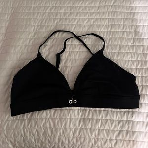 Alo Yoga Black Triangle Splendor Bra